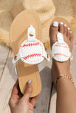 namcoverse Baseball Flip-Flop Flat Sandals