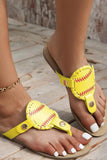 namcoverse Baseball Flip-Flop Flat Sandals