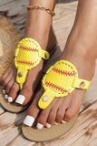 namcoverse Baseball Flip-Flop Flat Sandals