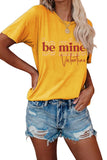 namcoverse Be Mine Letter Graphic T-shirt