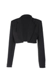 namcoverse Black Casual Short Blazer