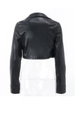 namcoverse Black Leather Short Jacket