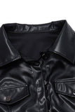 namcoverse Black Leather Short Jacket