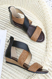 namcoverse Bohemia Weave Cross Slides Vintage Sandals