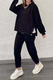 namcoverse Button Slit Hem Sweatshirt Suits