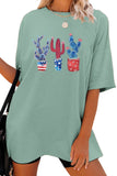 namcoverse Cactus Flag Print T-shirt