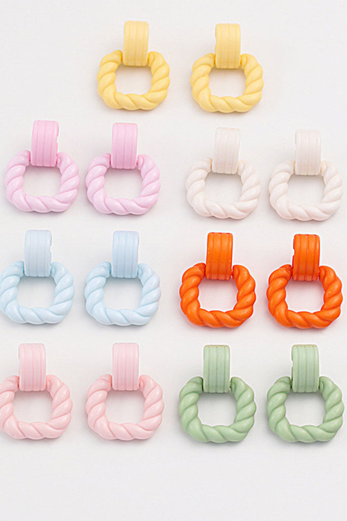 namcoverse Candy Colors Twisted Earrings