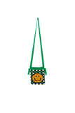 namcoverse Cartoon Smiley Knitted One-Shoulder Bag