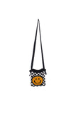 namcoverse Cartoon Smiley Knitted One-Shoulder Bag