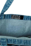 namcoverse Gentle Woman Distressed Denim Tote