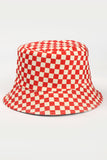 namcoverse Checkered Print Reversible Bucket Hat