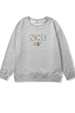 namcoverse Christmas Letter Graphic Cotton Sweatshirt