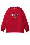 namcoverse Christmas Letter Graphic Cotton Sweatshirt