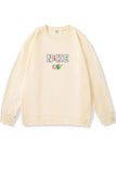 namcoverse Christmas Letter Graphic Cotton Sweatshirt