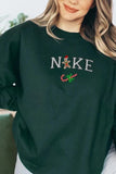 namcoverse Christmas Letter Graphic Cotton Sweatshirt