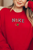 namcoverse Christmas Letter Graphic Cotton Sweatshirt