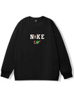 namcoverse Christmas Letter Graphic Cotton Sweatshirt