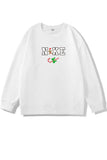 namcoverse Christmas Letter Graphic Cotton Sweatshirt