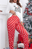 namcoverse Christmas Printed Two-piece Loungewear