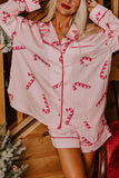 namcoverse Christmas Satin Printed Loungewear