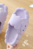 namcoverse Cloud Solid Color Flat Slippers