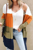 namcoverse Colorblock Open Front Cardigan