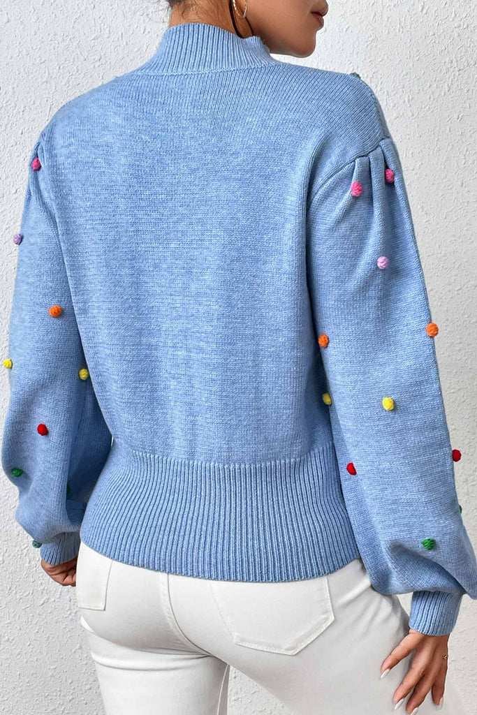 namcoverse Colorful Yarn Ball Pullover Sweater