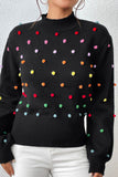 namcoverse Colorful Yarn Ball Pullover Sweater