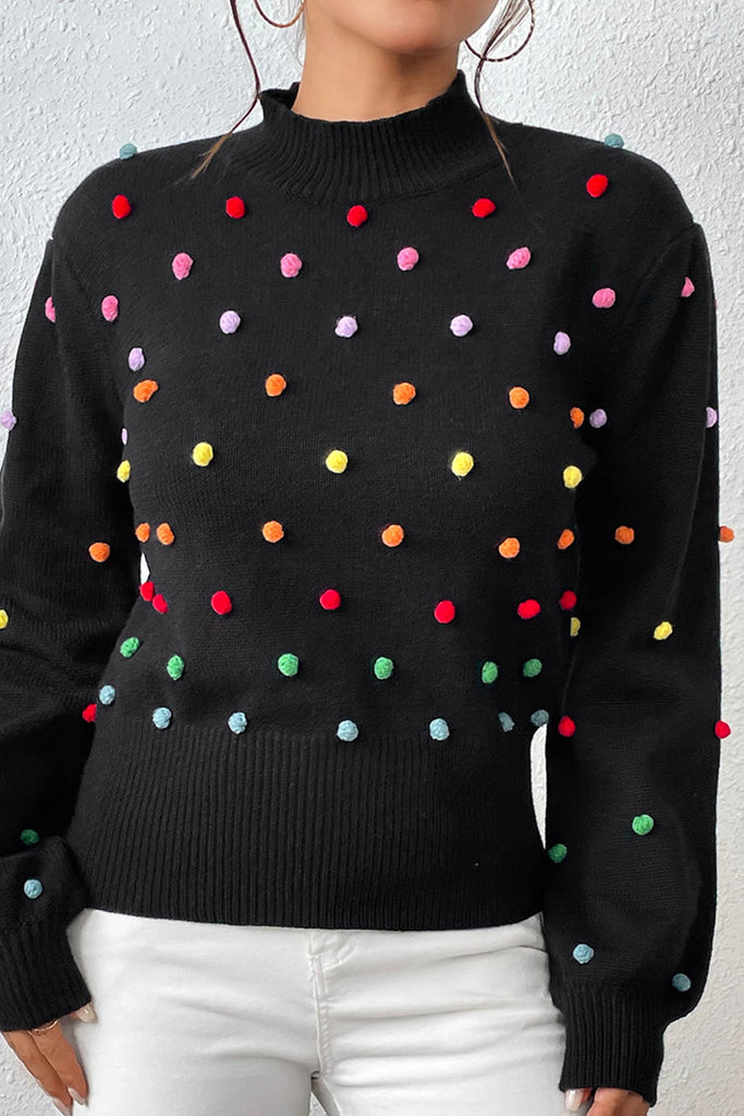 namcoverse Colorful Yarn Ball Pullover Sweater