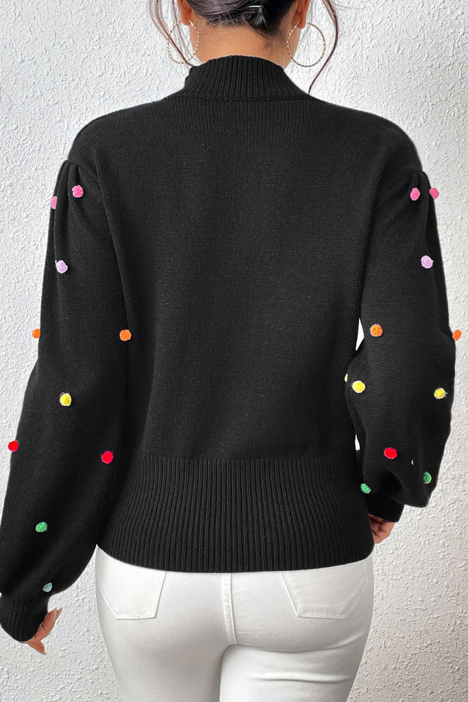 namcoverse Colorful Yarn Ball Pullover Sweater