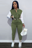 namcoverse Contrast Baseball Jacket Pants Suits