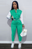 namcoverse Contrast Baseball Jacket Pants Suits