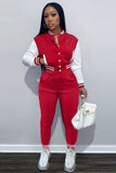 namcoverse Contrast Baseball Jacket Pants Suits