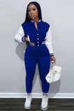 namcoverse Contrast Baseball Jacket Pants Suits