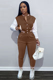 namcoverse Contrast Baseball Jacket Pants Suits