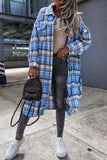 namcoverse Contrast Plaid Long Shacket