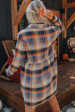 namcoverse Contrast Plaid Shirt Dress