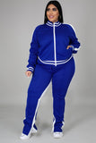 namcoverse Contrast Striped Hem Tracksuit Suits