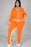 namcoverse Contrast Striped Hem Tracksuit Suits