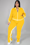 namcoverse Contrast Striped Hem Tracksuit Suits