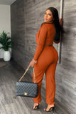 namcoverse Cowl Neck Crop Top Long Pants Suits