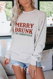 namcoverse Crew Neck Letter Print Sweatshirt