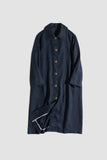 namcoverse Daisy Linen Classic Collar Buttoned Coat