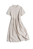 namcoverse Daisy Slouchy Linen Dress