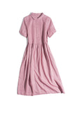 namcoverse Daisy Slouchy Linen Dress