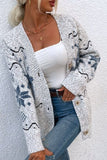 namcoverse Deer Pattern Knit Cardigan