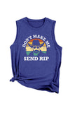 namcoverse Don't Make Me Send Rip Printed Sleeveless T-shirt