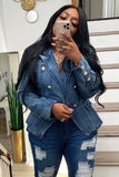 namcoverse Double-breasted Denim Jacket