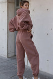 namcoverse Drawstring Hoodie Crop Top & Jogger Pants