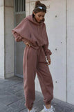 namcoverse Drawstring Hoodie Crop Top & Jogger Pants